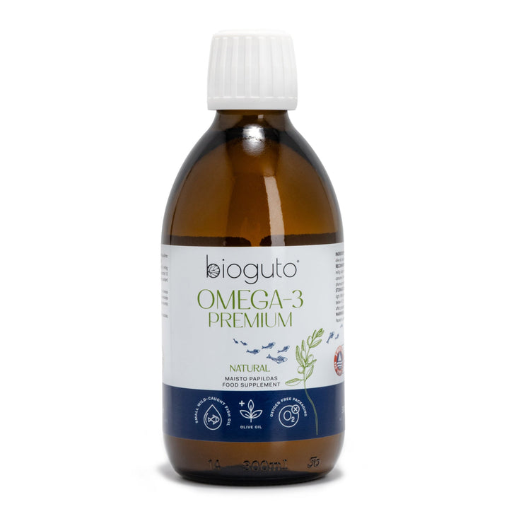 Bioguto Omega-3 Premium NATURAL – 2900 mg/10 ml, 300 ml